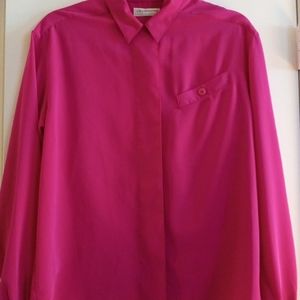 Vintage Liz Claiborne Fusia Blouse